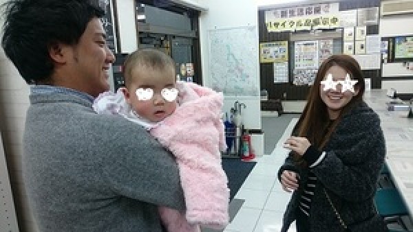 結婚後、赤ちゃんと来店(再会)サムネイル