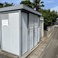 カスタリア・つくば　ゴミ置場