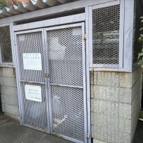 ガイアつくば　ゴミ置場