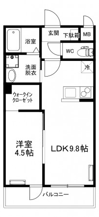 グランチェスタ2階白黒